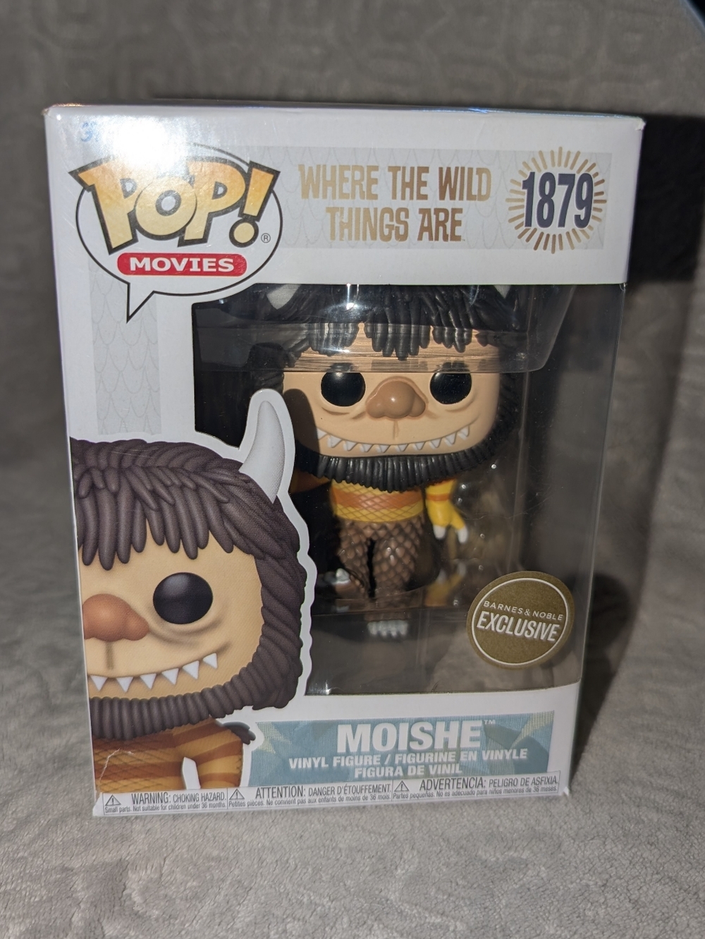 Funko Pop! Where The Wild Things Are Moishe Yellow Brown Cream Gold Exclusive